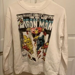 Iron Man Marvel soft sweatshirt size small